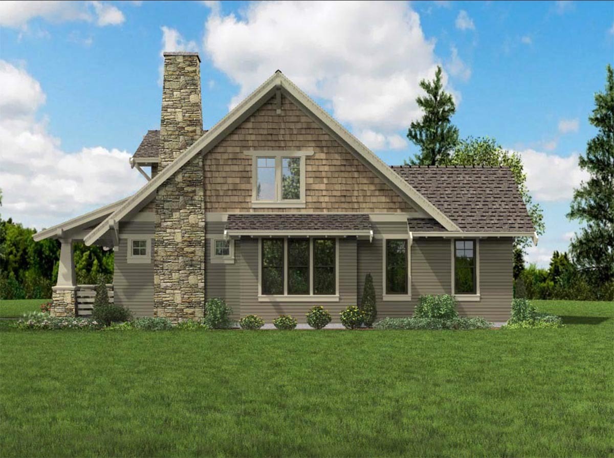 Bungalow With Open Floor Plan & Loft - 69541AM | Architectural Designs ...