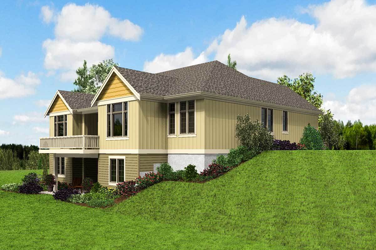 4 Bedroom Craftsman with Game Room - 69612AM | Architectural Designs ...