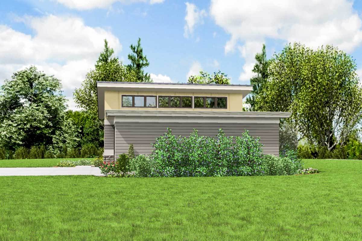 Large Modern House Plans With Garage