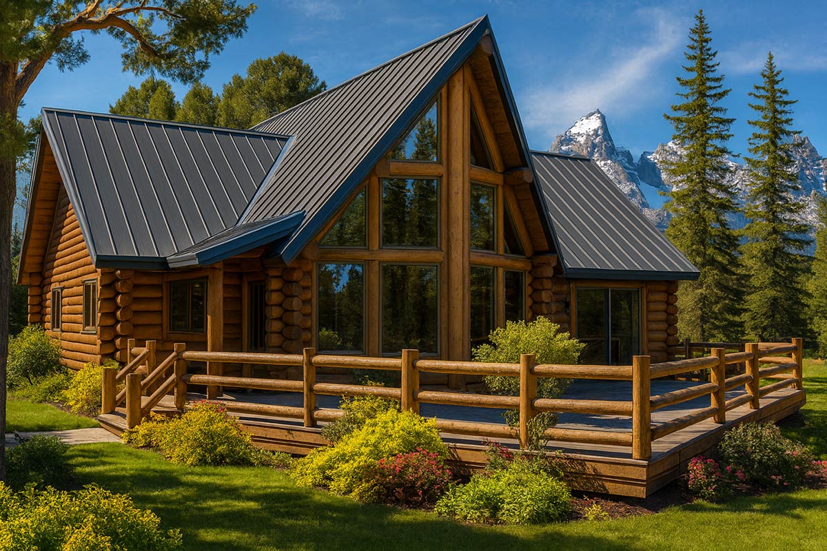 Plan 72321DA: Rustic Log Cabin House Plan with 2 Bedrooms and ...