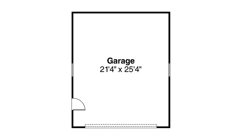 Plan 72534DA: Single Family Curb Appeal with Duplex Utility - Floor Plan - Detached Garage - Country, Craftsman, Traditional