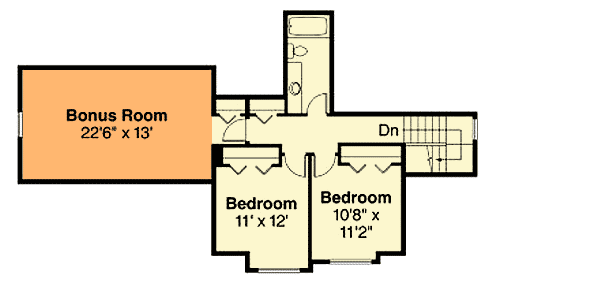 Plan 72712DA: 3 Bedroom Craftsman Clad in Shingles - Floor Plan - 2nd Floor - Craftsman, Northwest, Shingle