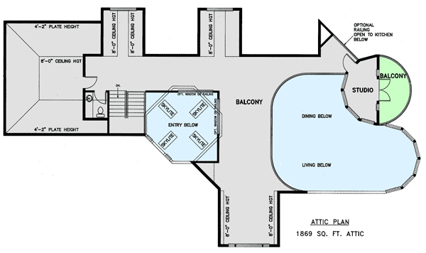 Artistic Floor Plan - 77248LD | Architectural Designs ...