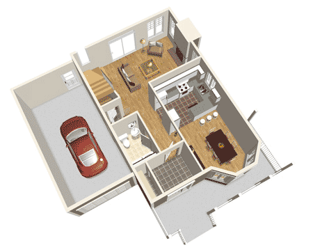 Plan 80651PM: Ideal Family Home Plan - Floor Plan - Main Level - Country, Traditional