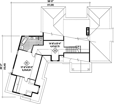 Plan 80656PM: Five Bedroom Splendor - Floor Plan - 2nd Floor - European, French Country