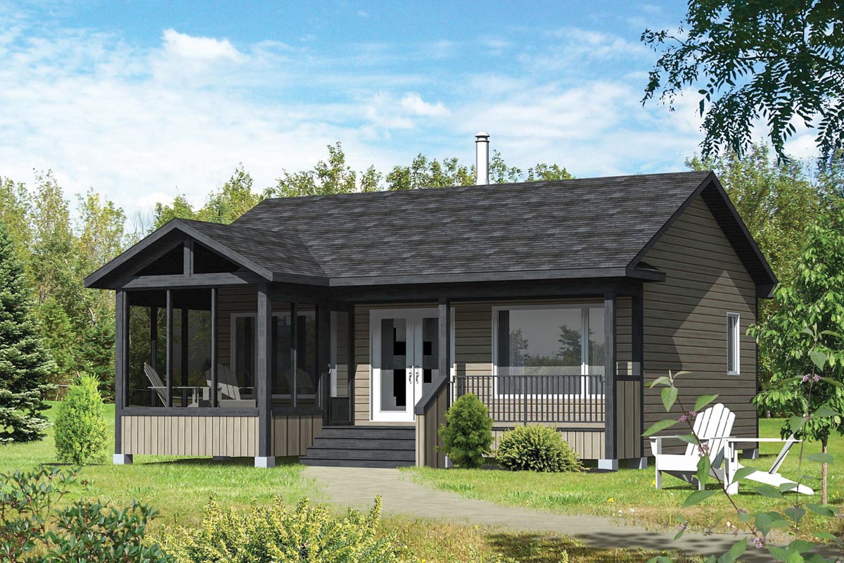 Cabin Floor Plans 600 Square Feet Black Mountain Cottage: Cozy Cabin