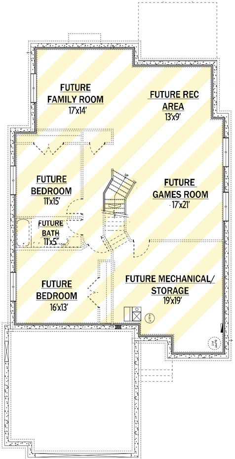 Plan 81630AB: 3-Bed Northwest House Plan With Flex Room - 1786 Sq Ft - Floor Plan - Optional Lower Level - Northwest, Ranch, Traditional