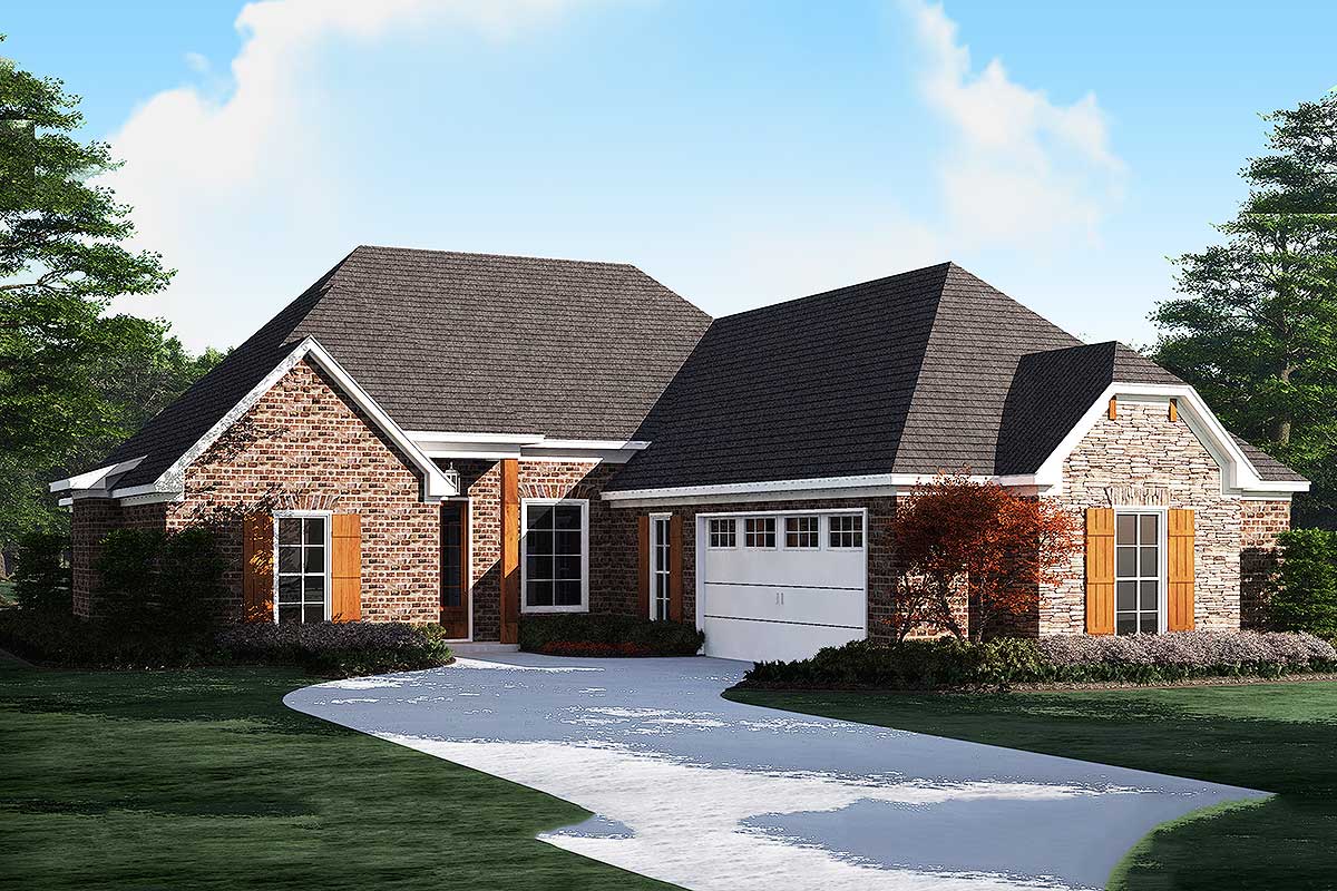 Picture of Plan 83842JW: Spacious Open Floor Plan
