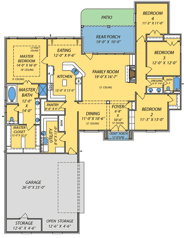 Courtyard House Garage Plans Courtyard House Garage Plans
