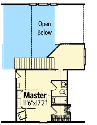 Plan 86225HH: Vacation Escape - Floor Plan - 2nd Floor - Cottage, Country, Vacation