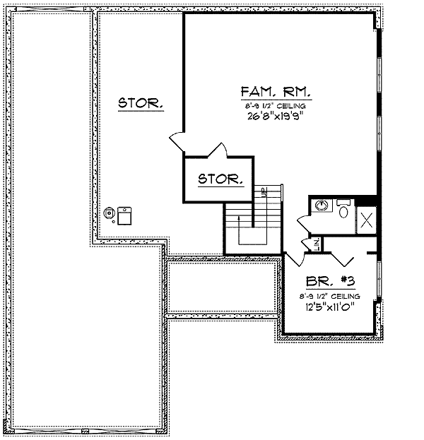 Brick House Plans With Basements