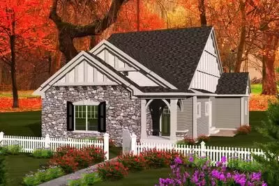 Cost-to-Build Report for Plan 89863AH: Cottage With Rear Load Garage ...