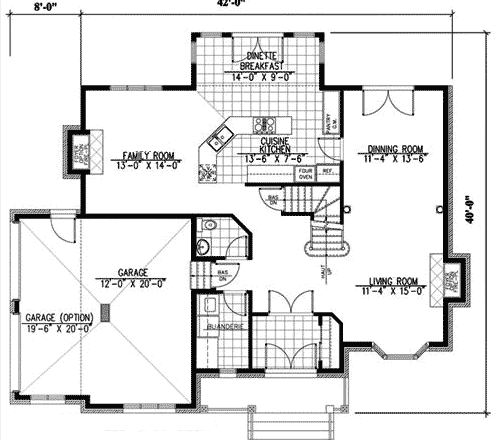 Plan 90119PD: Charming House Plan with 3 Beds, 2.5 Baths, 2-Car Garage - Floor Plan - Main Level - European, Traditional