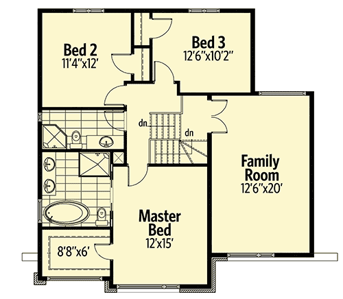 Plan 90272PD: Dynamic Contemporary House Plan - Floor Plan - 2nd Floor - Contemporary